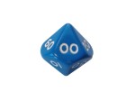 Opaque Blue D10 00-90 Percentile Polydice